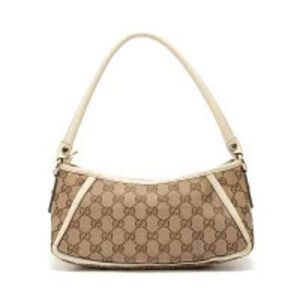 Gucci Abbey Handbag GG Canvas Beige